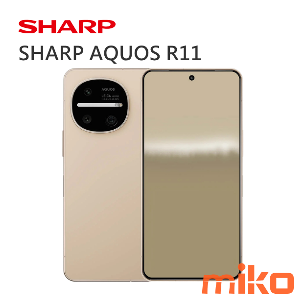 SHARP AQUOS R11_瓷潤白
